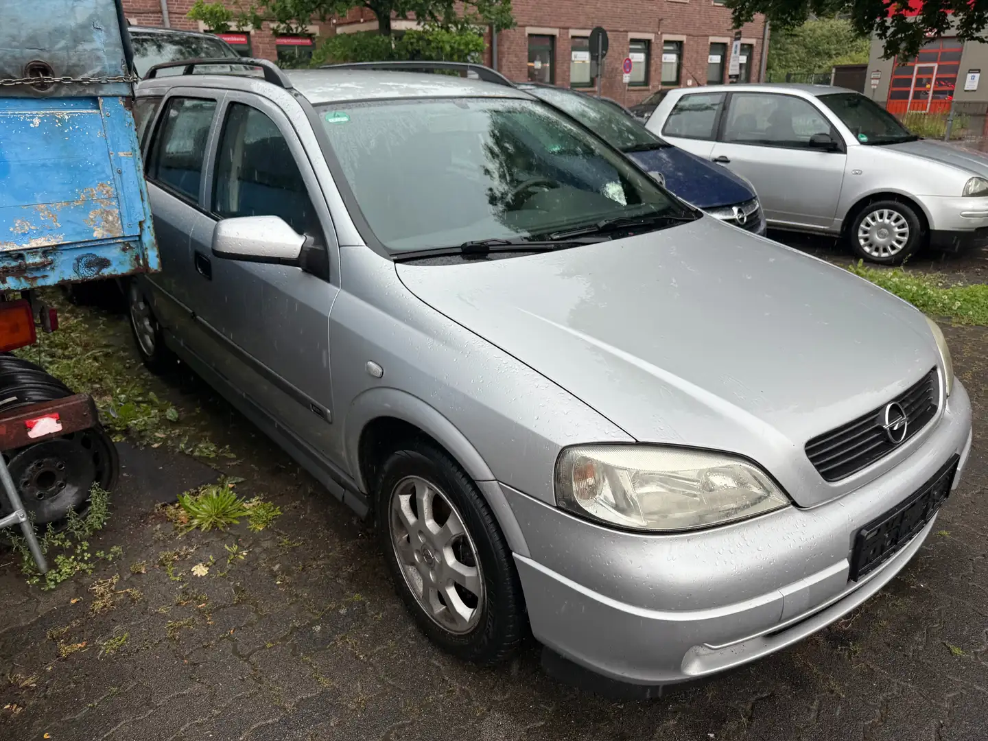 Opel Astra 1.6 Kombi+KLIMAANLAGE+D 3 KAT+TÜV:FÄLLIG Zilver - 2