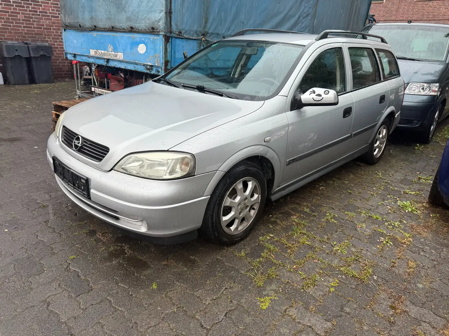 Opel Astra 1.6 Kombi+KLIMAANLAGE+D 3 KAT+TÜV:FÄLLIG Zilver - 1