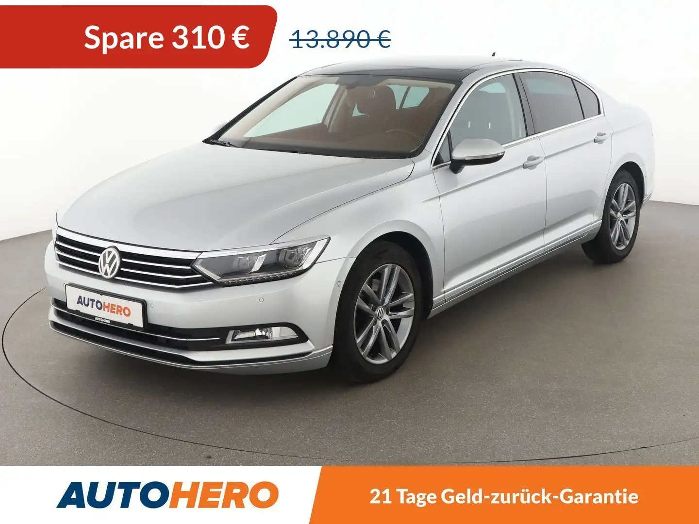 Volkswagen Passat 1.4 TSI ACT Comfortline BlueMotion *NAVI*PDC*ACC* Silber - 1