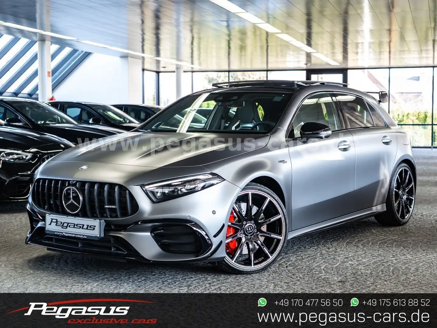 Mercedes-Benz A 45 AMG A 45 S 4MATIC*BRABUS*FACELIFT*PERFORMANCE SEATS* Gri - 1