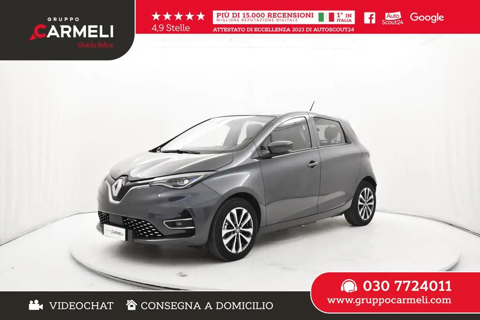 Renault ZOE Intens R135 Gris - 1