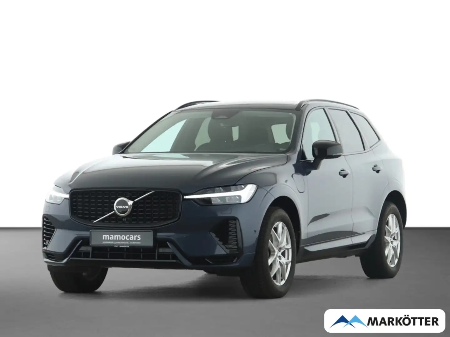 Volvo XC60 T8 Plus Dark Plug-In Hybrid AWD/AHK/360/H&K Blau - 1