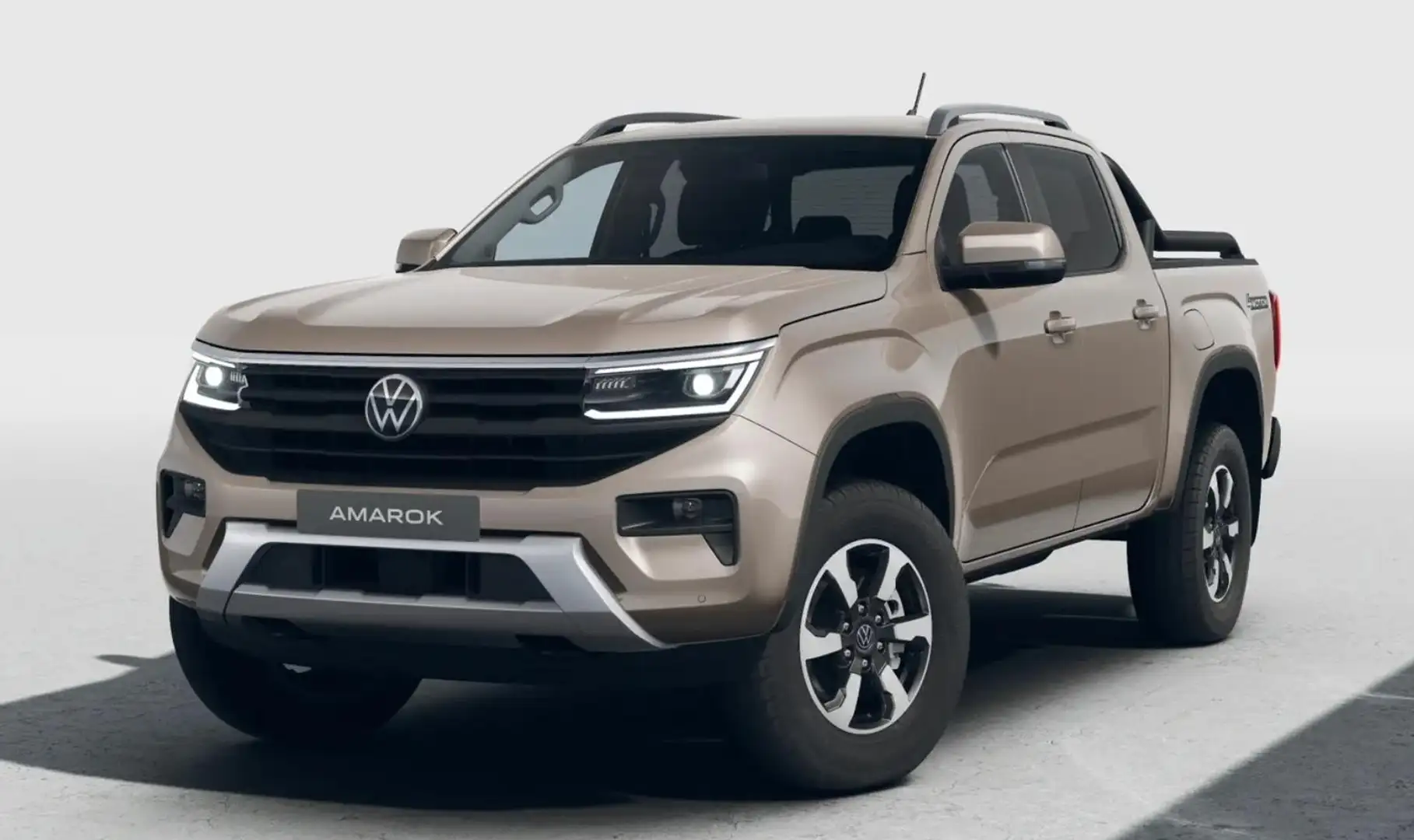 Volkswagen Amarok 2.0 TDI Doka Life 4Motion AHK Sperre Matrix Navi bež - 1