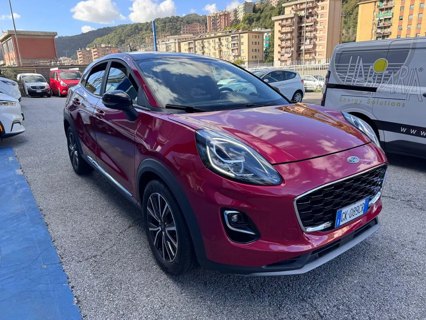 Ford Puma Puma II 2022 1.0 ecoboost h Titanium Rosso - 2