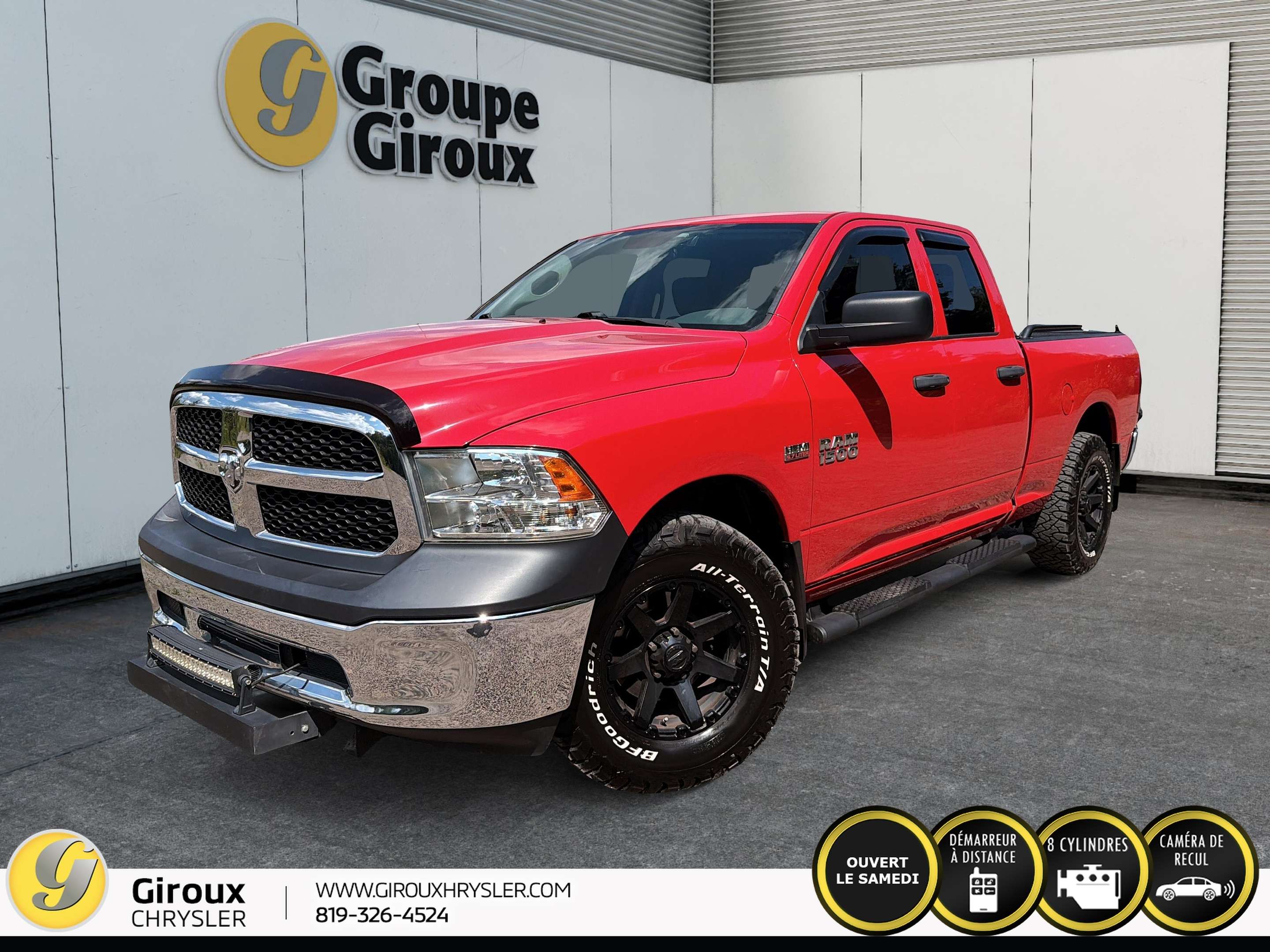 2018 RAM 1500 SXT 4X4 V8 HEMI QUADCAB BOITE 6,4
