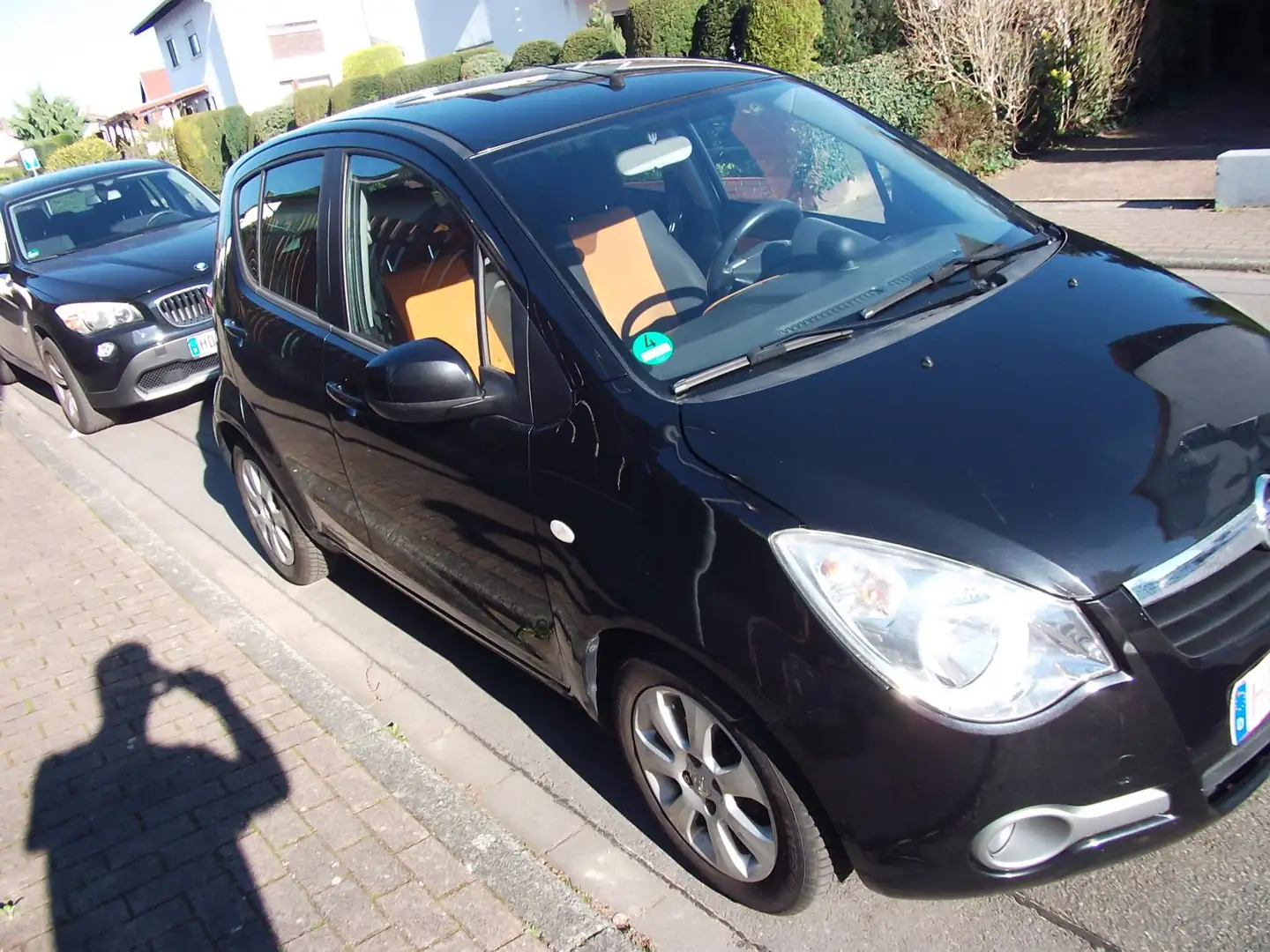 Opel Agila Agila 1.0 Edition TÜV neu Negro - 2