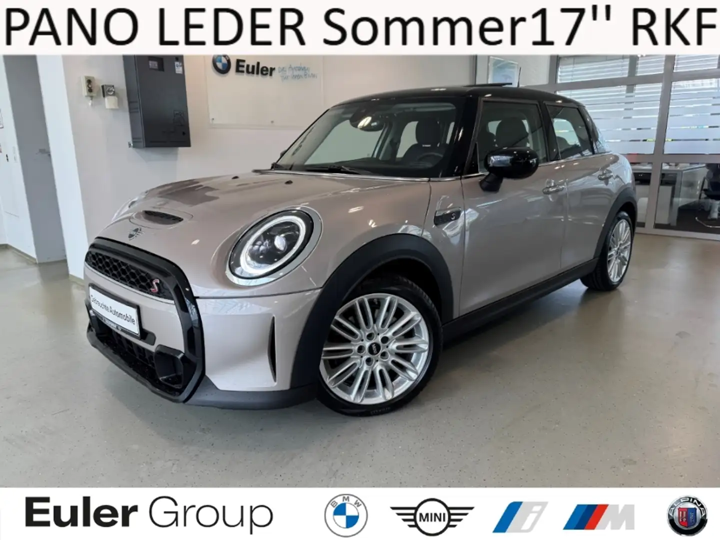 MINI Cooper S A PANO LEDER Sommer17'' RKF LED ParkAss DA MutliDi Grau - 1