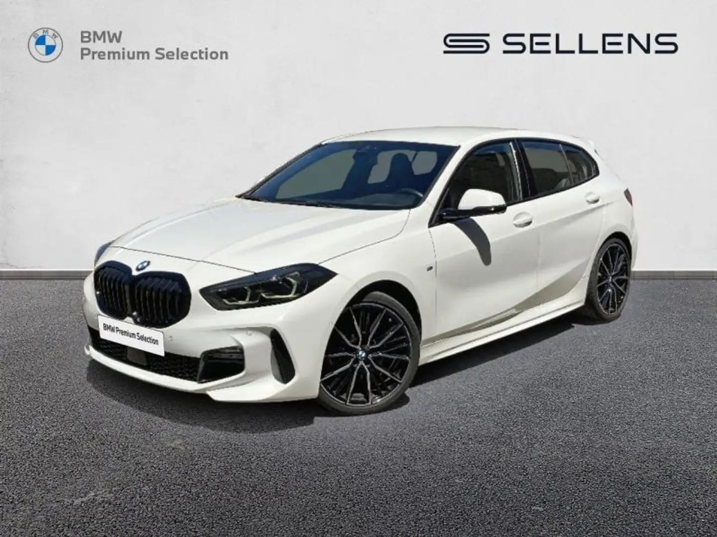 BMW 118 118dA 150ch M Sport 8cv Blanco - 1