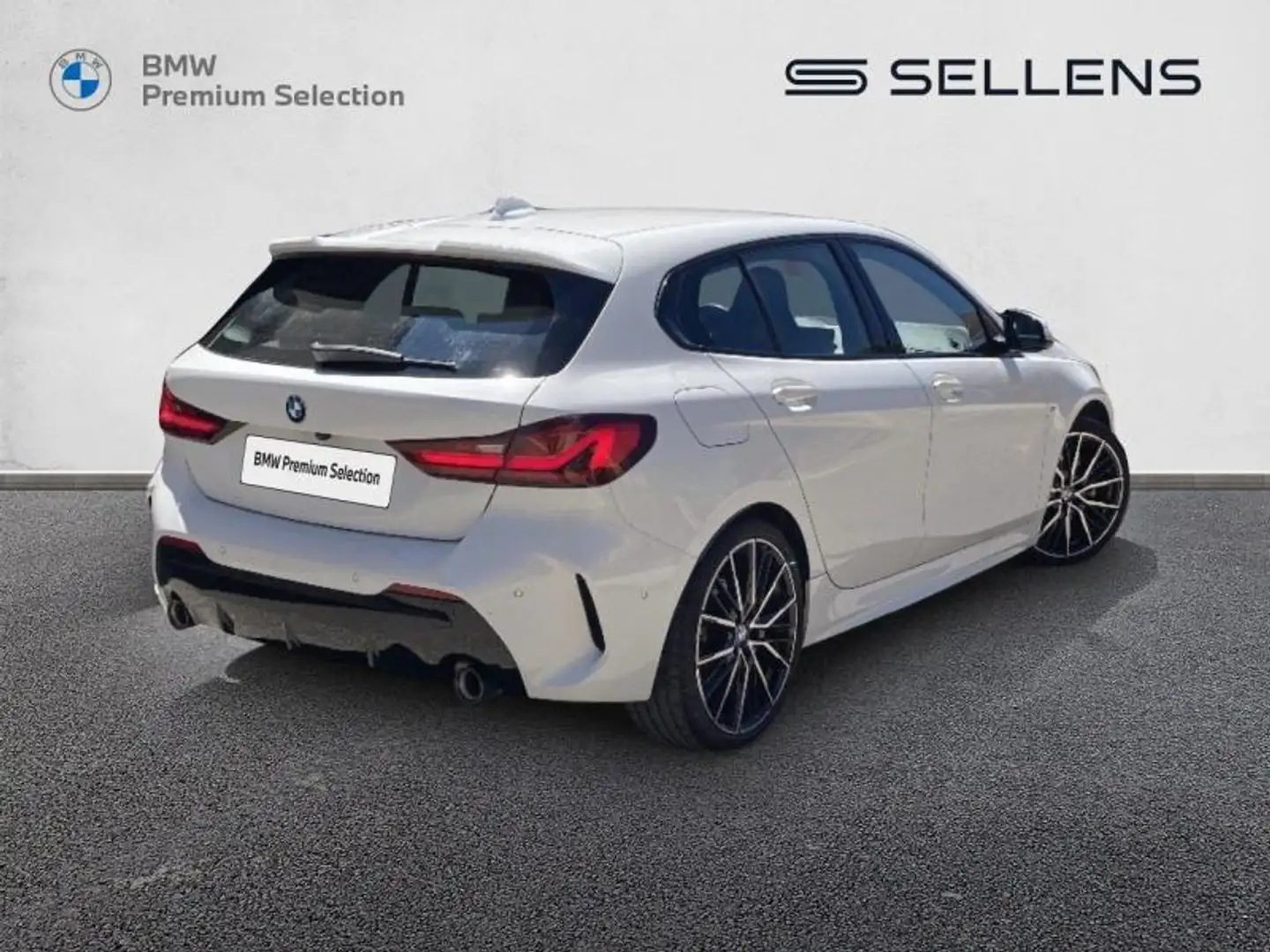 BMW 118 118dA 150ch M Sport 8cv Blanco - 2