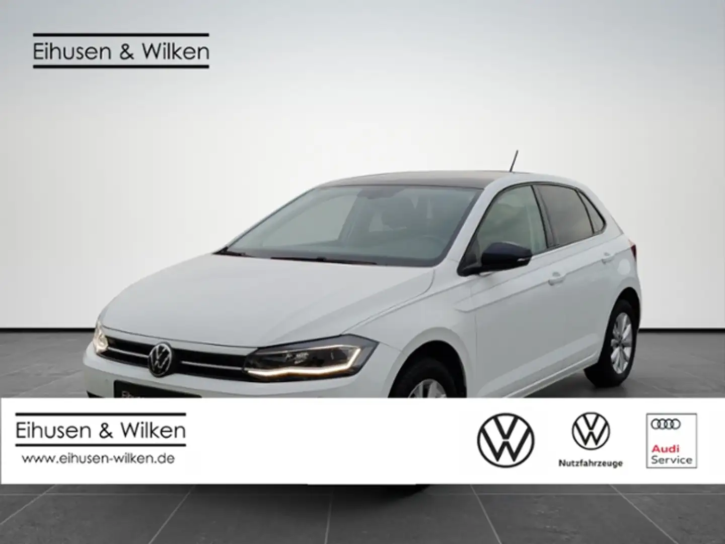 Volkswagen Polo 1.0+TSI+HIGHLINE+LED+SHZ+DAB+ Weiß - 1