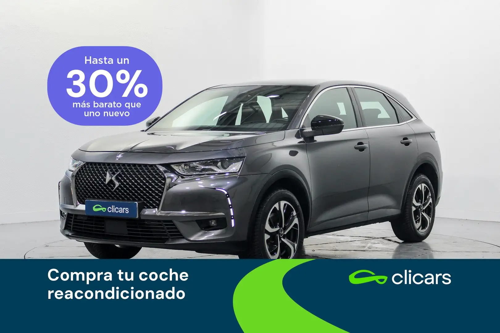 DS Automobiles DS 7 Crossback 1.5BlueHDi Bastille Aut. Gris - 1