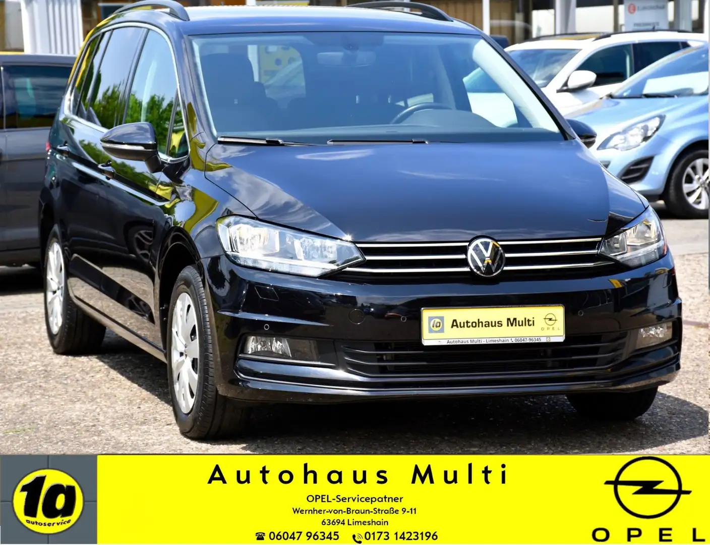 Volkswagen Touran Comfortline DSG ACC CarPlay Sitzh 7-Sitze Schwarz - 1