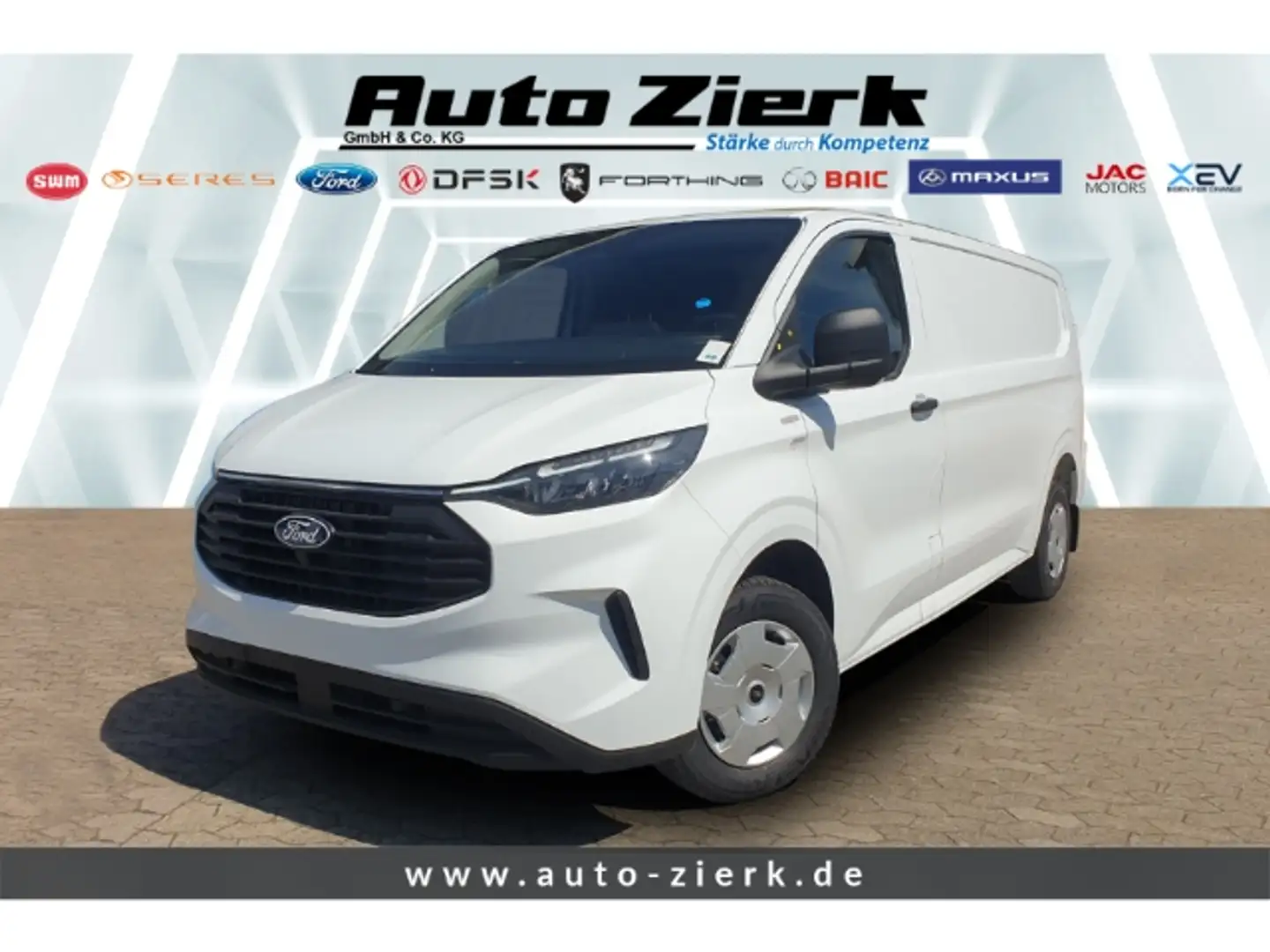 Ford Transit Custom 300 L2 Trend 2.0 Ecoblue AHK NAVI LED Blanco - 1