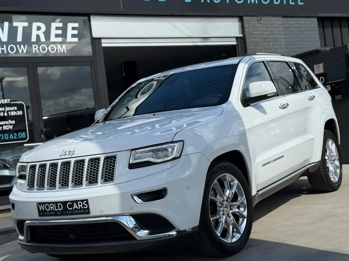 Jeep Grand Cherokee 3.0 V6 TD Summit TOIT PANO DISTRO H-K CAMERA FULL Blanc - 1
