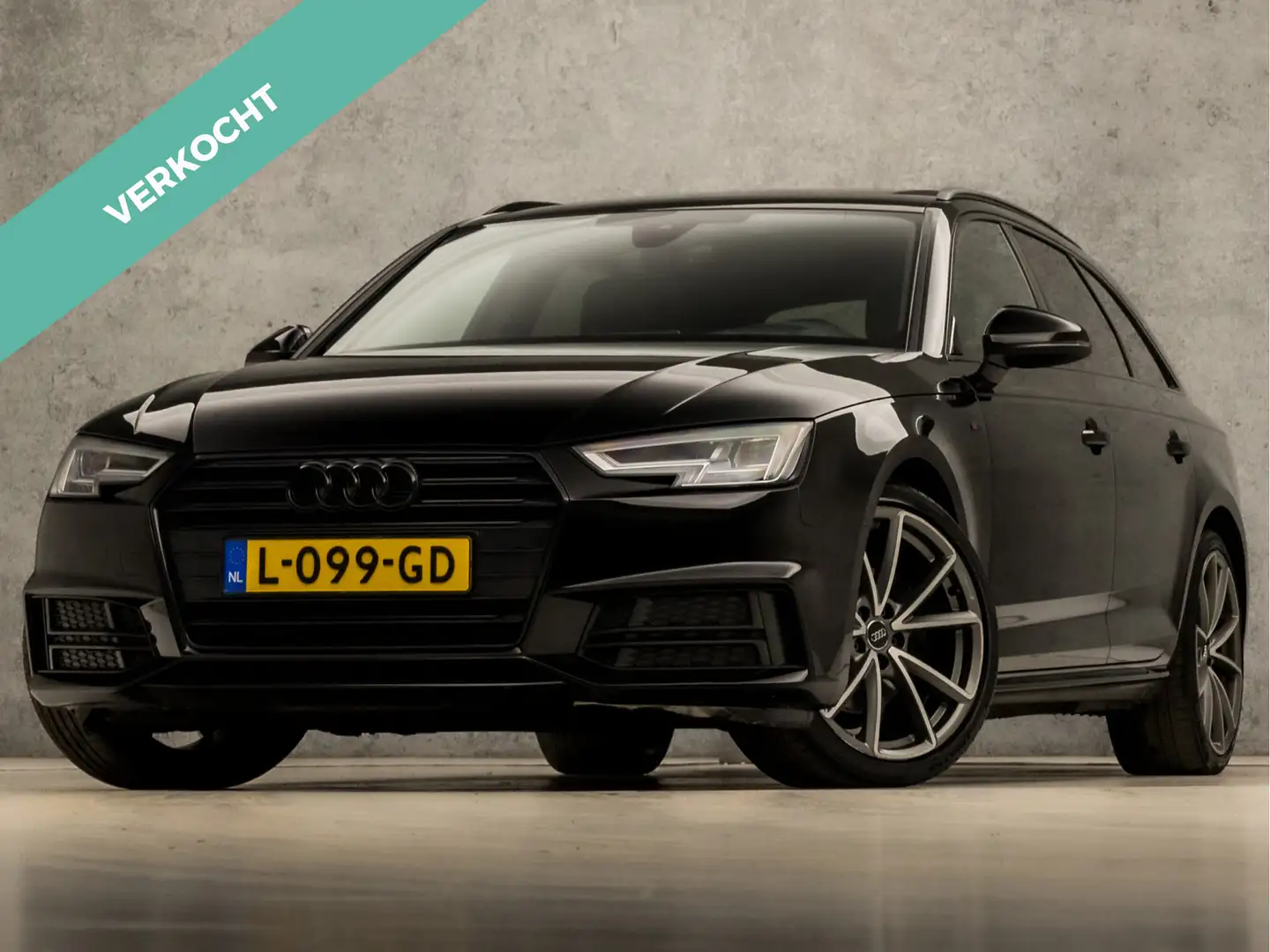 Audi A4 Avant 2.0 TDI S-Line Sport 150Pk Automaat (PANORAM Zwart - 1