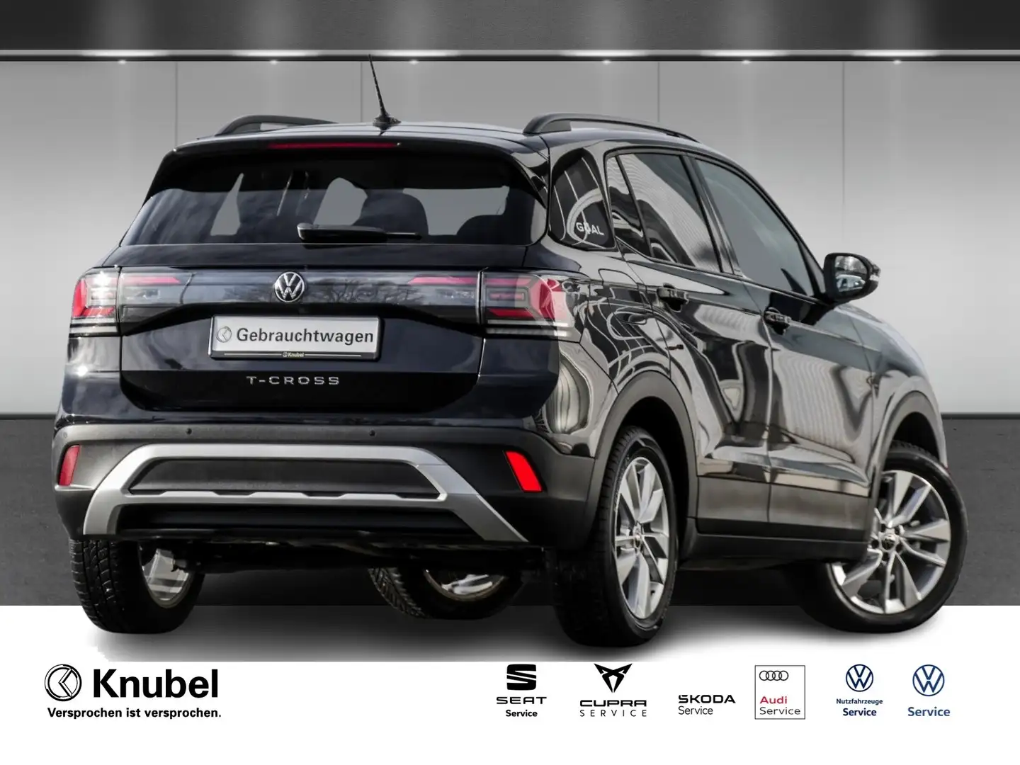 Volkswagen T-Cross GOAL 1.5 TSI DSG LED App-Connect TravelAss. Key... Schwarz - 2