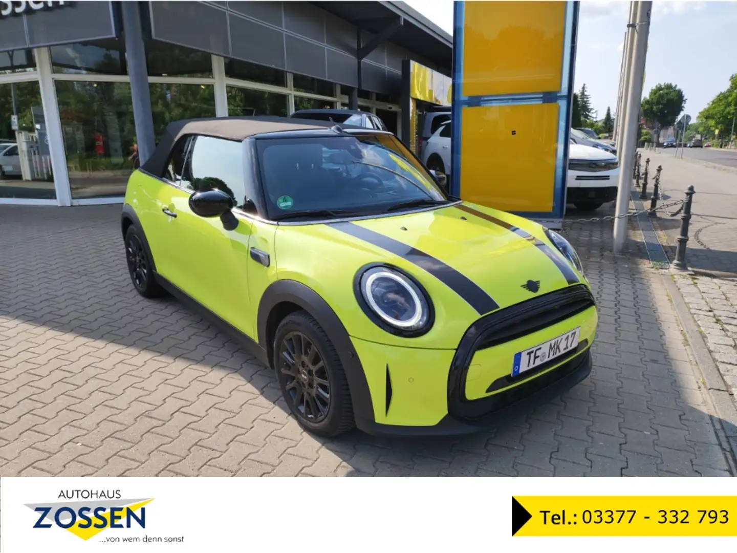 MINI Cooper Cabrio Classic El. Verdeck HUD Navi Gelb - 1