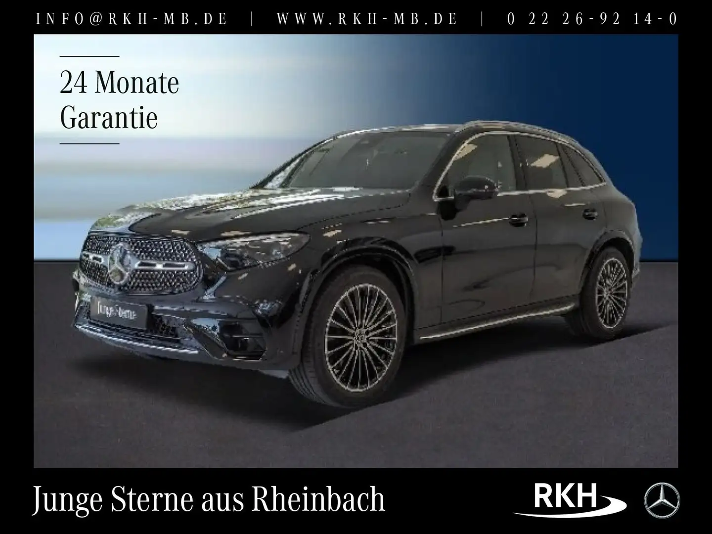 Mercedes-Benz GLC 200 GLC 200 4M AMG Line Pano/Distr./360°/Totw./AHK Чёрный - 1