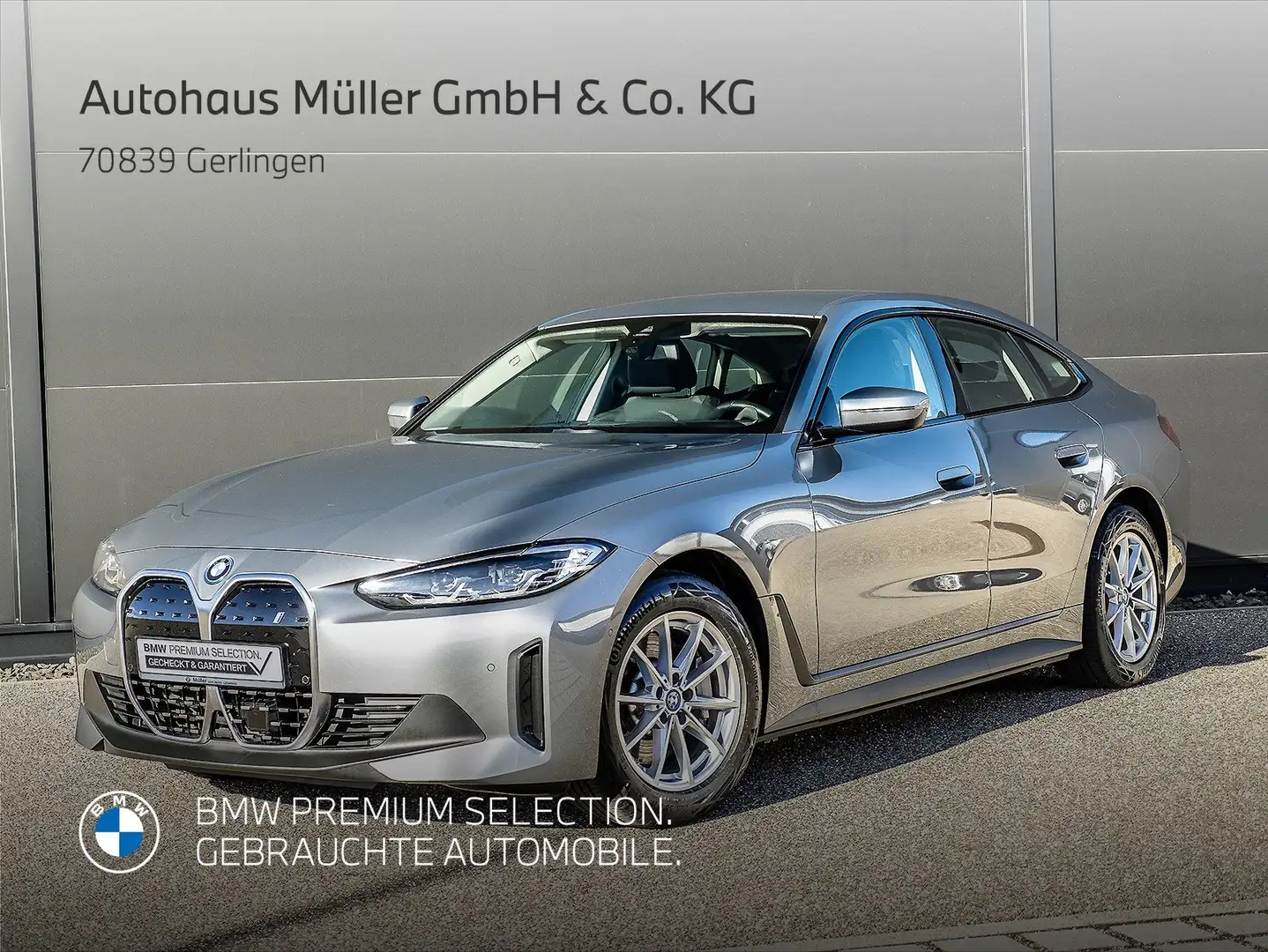 BMW i4 eDrive40 Gran Coupé Kamera HiFi DAB Sitzheiz 1VB Gris - 1