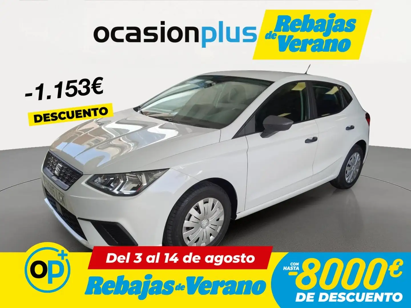 SEAT Ibiza 1.0 TSI S&S Reference Plus 95 Blanco - 1