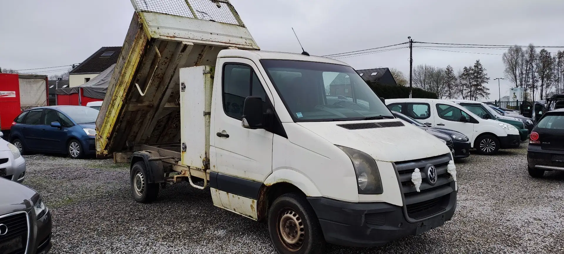 Volkswagen Crafter 2.5 TDI (109 CH) 💢EURO 4_BENNE BASCUL💢 Weiß - 1