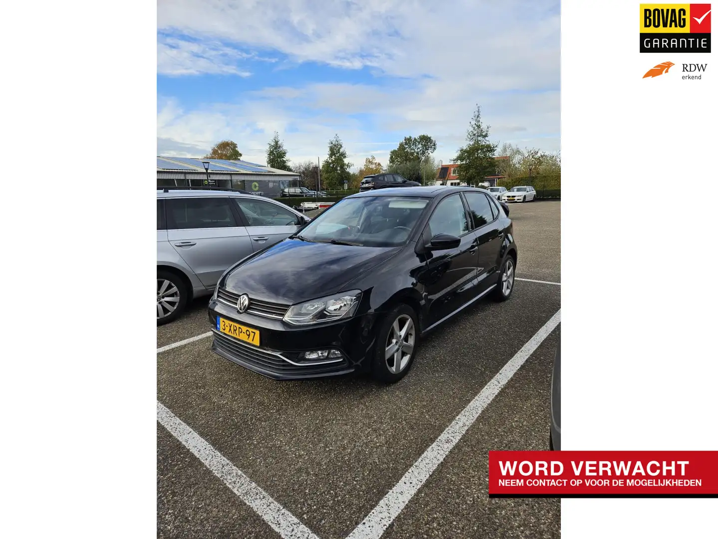 Volkswagen Polo 1.2 TSI Highline / pano / trekhaak / cruise / navi Zwart - 1