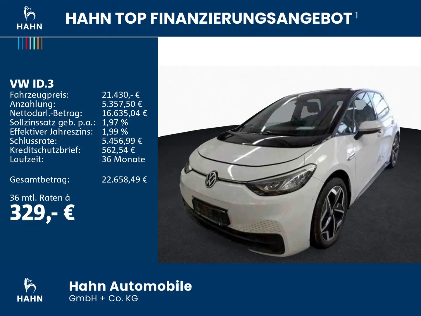 Volkswagen ID.3 Pro LED Navi APP-Connect PDC Bluetooth DAB Weiß - 2