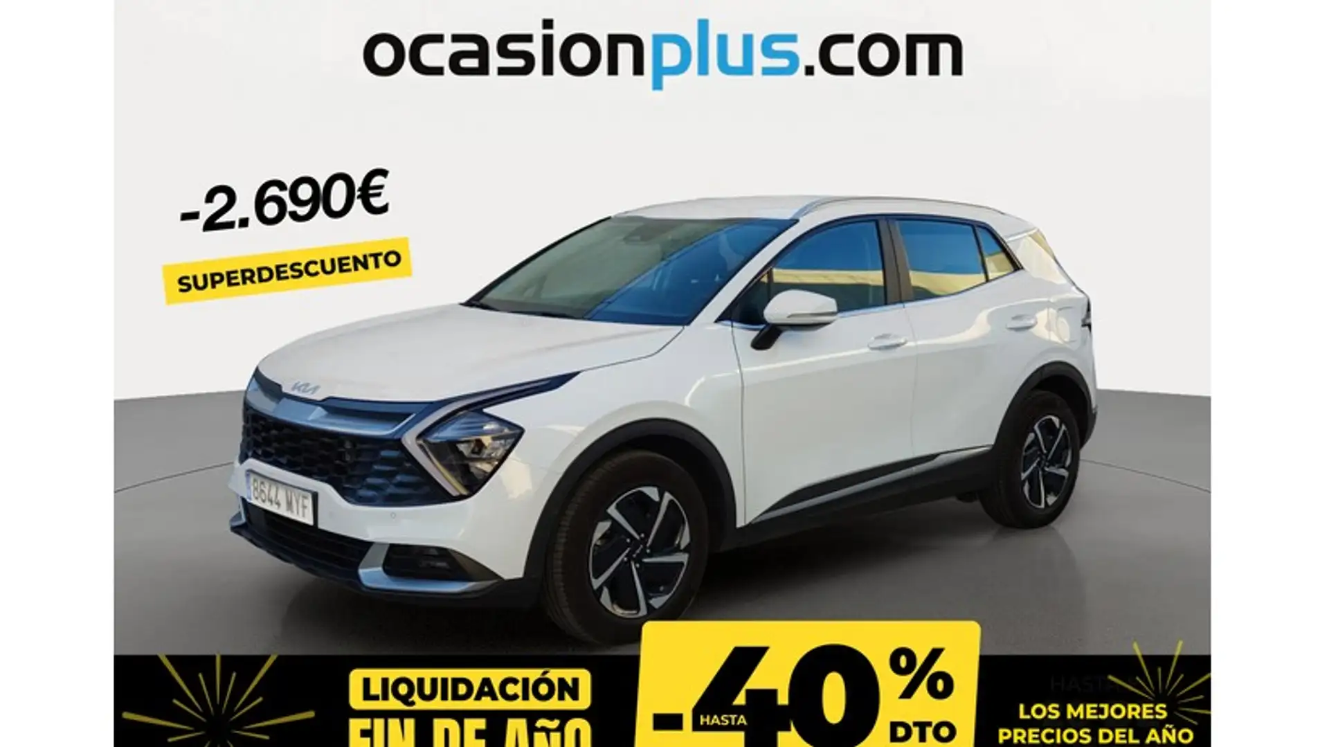 Kia Sportage 1.6 T-GDi HEV Drive 215 Blanc - 1