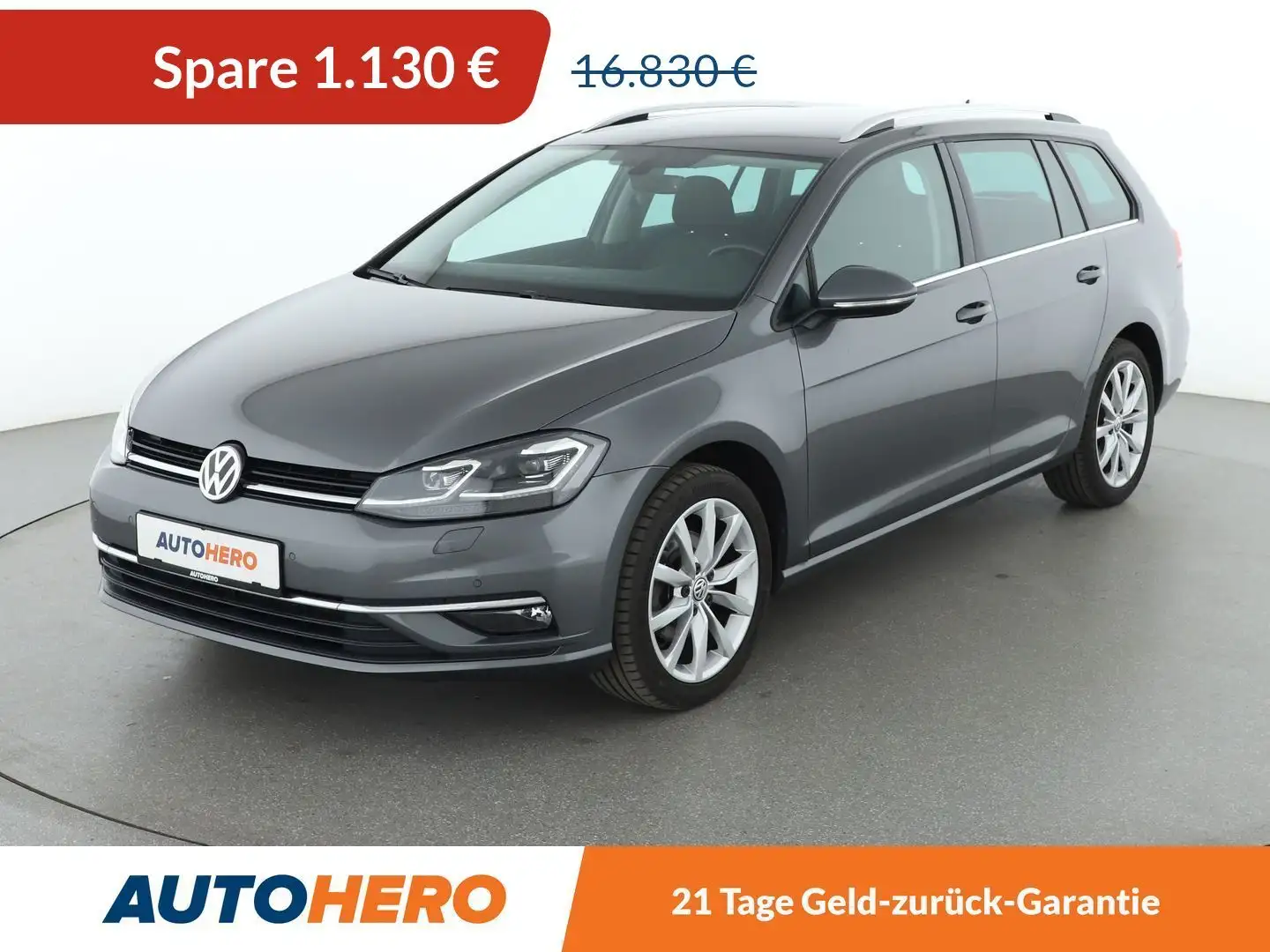 Volkswagen Golf 1.4 TSI Highline BM Aut. *NAVI*LED*ACC* Grau - 1