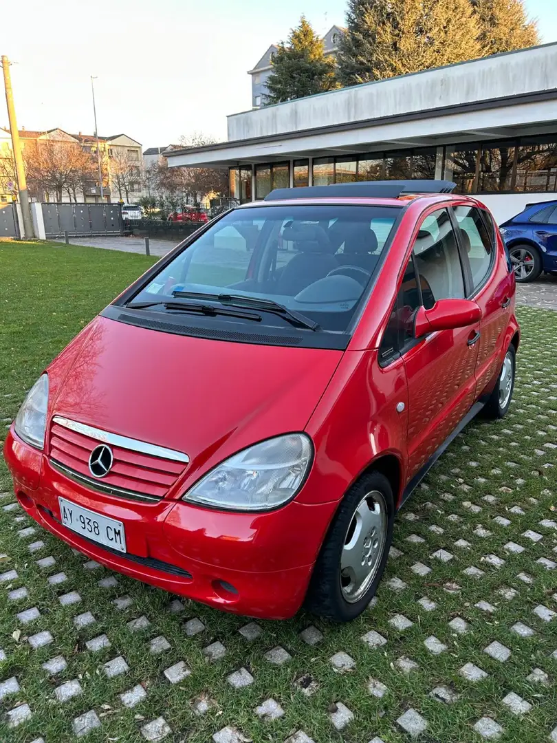 Mercedes-Benz A 160 RARO TETTO APRIBILE A LAMELLE - 98 mila km Rosso - 1