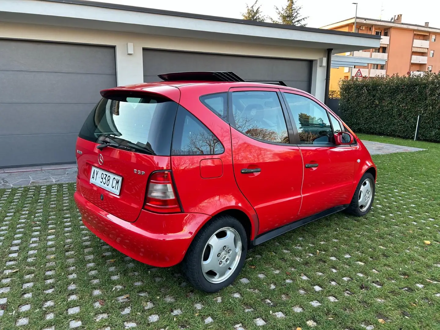 Mercedes-Benz A 160 RARO TETTO APRIBILE A LAMELLE - 98 mila km Rosso - 2