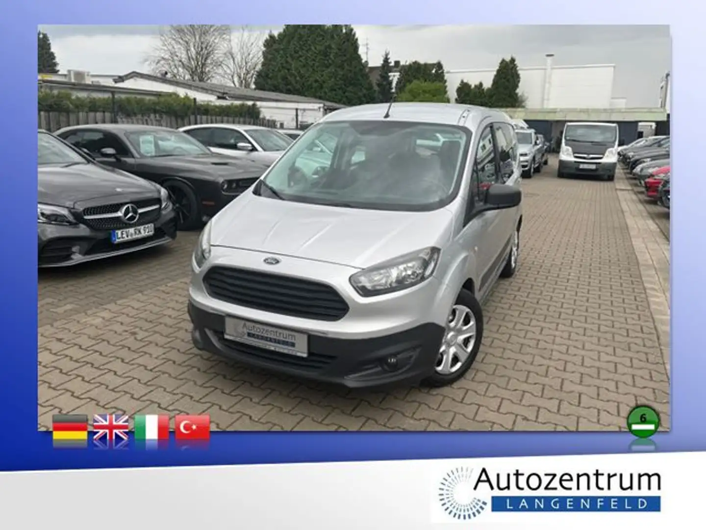 Ford Transit Courier 1.0 Eco Trend *2SCHIEBETÜREN*AHK Plateado - 1