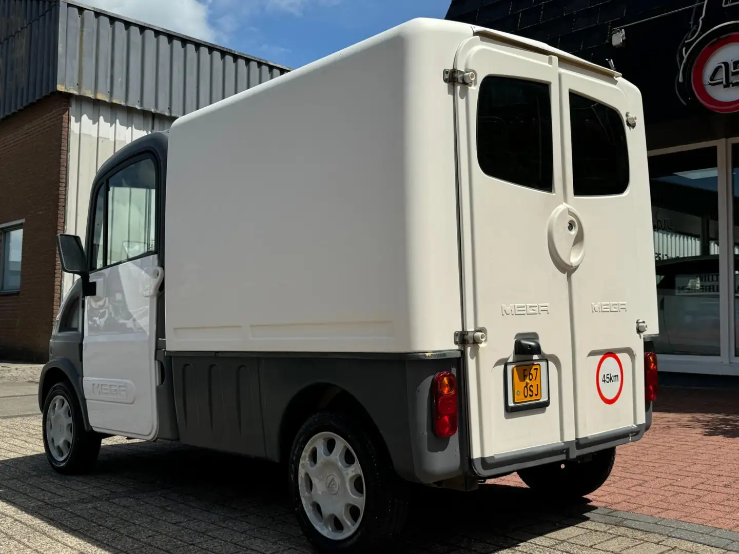 Mega Brommobiel Aixam vrachtwagen | 2013 | Zeer nette s Weiß - 2