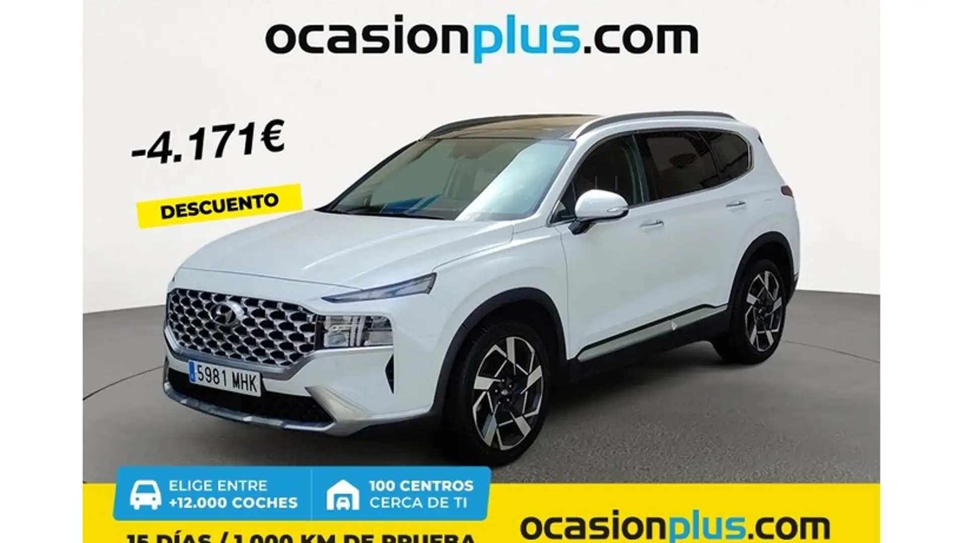 Hyundai SANTA FE 2.2CRDi Tecno 7pl 2WD 8DCT Blanco - 1