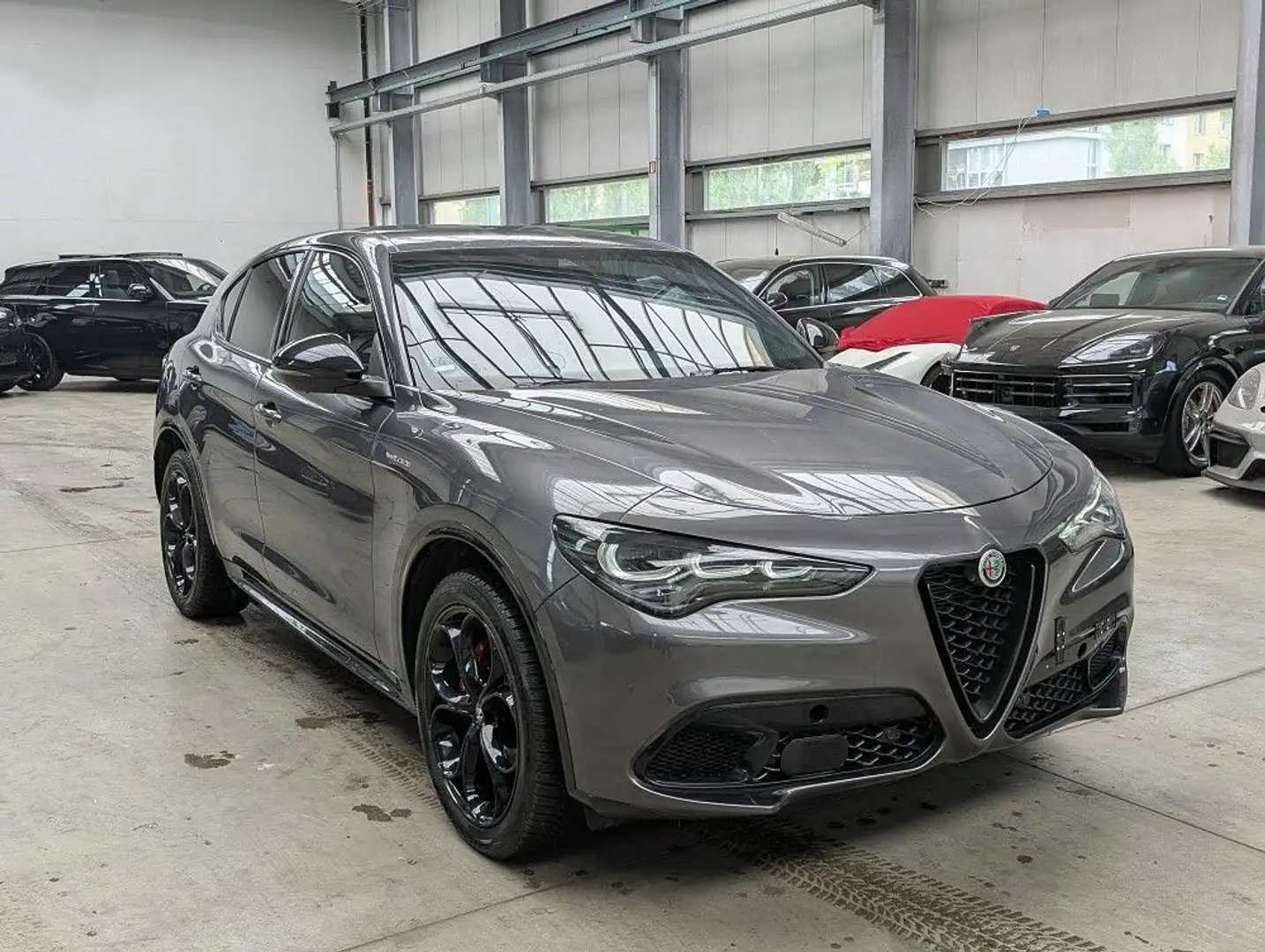 Alfa Romeo Stelvio Veloce Q4 Autm. 4WD MEMORYACC R-CAM Gris - 1