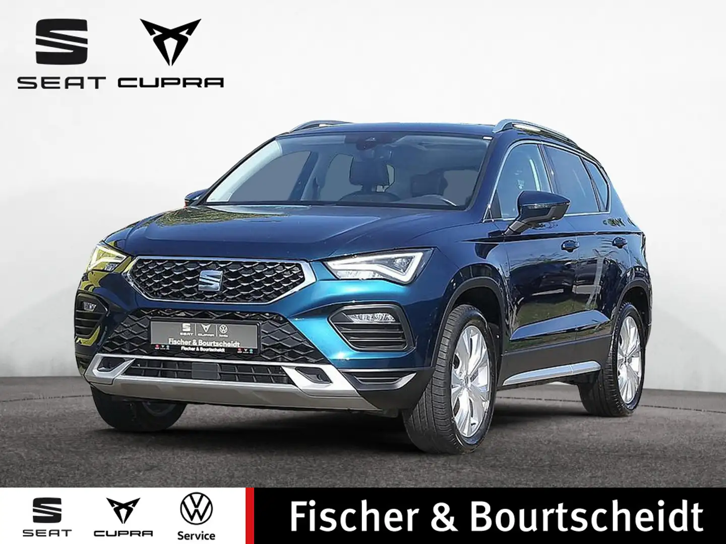 SEAT Ateca 2.0 TSI Xperience 4Drive DSG NAV PANO A Blau - 1