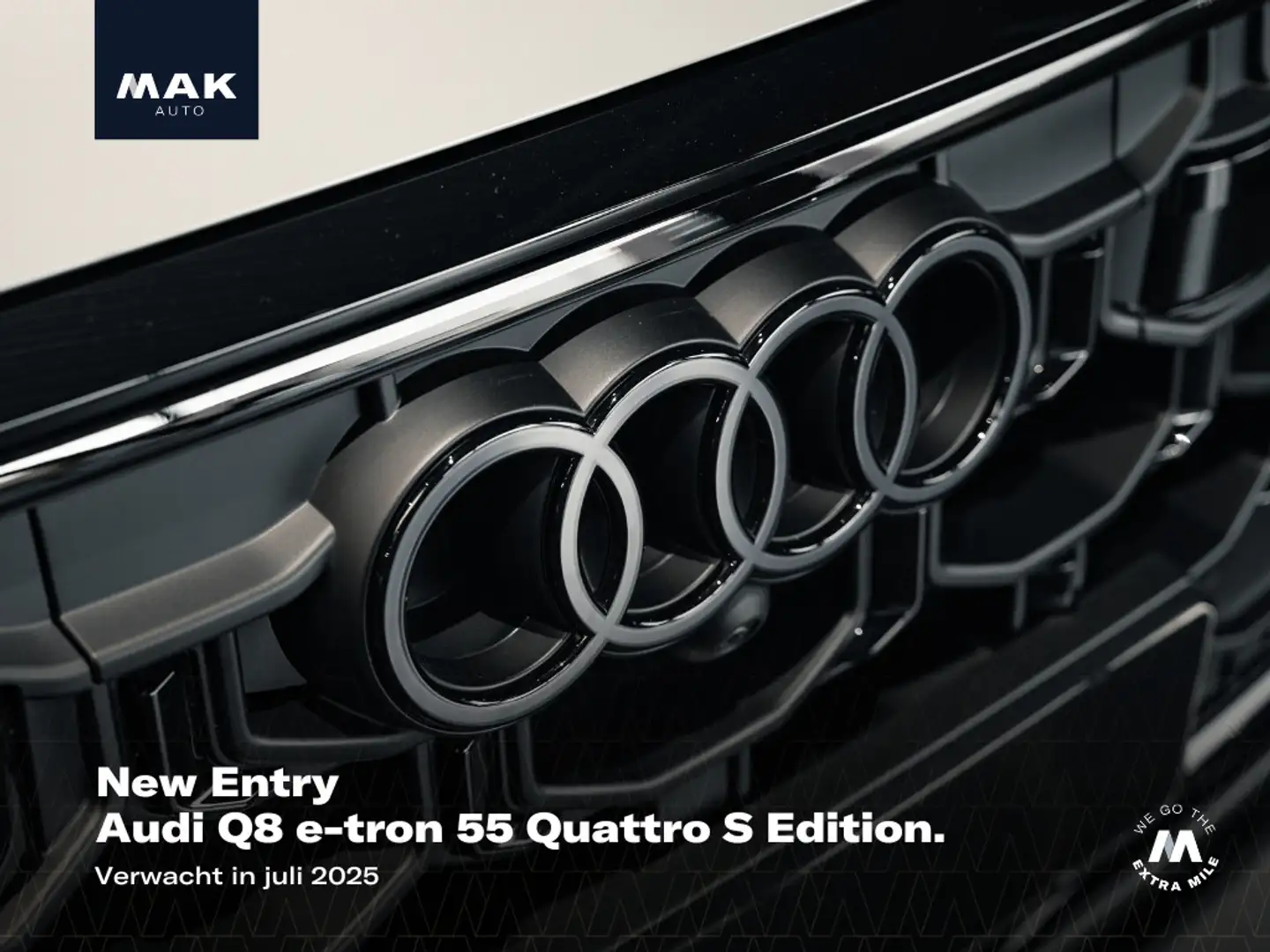Audi Q8 e-tron 55 Quattro S Edition, NL auto, 1e eig., pano, tr.h Wit - 1