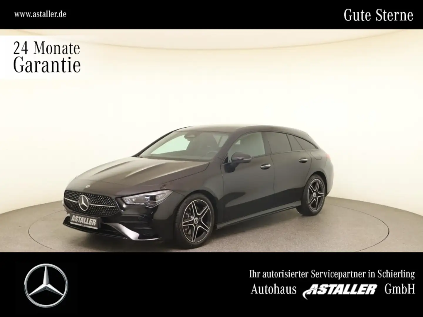 Mercedes-Benz CLA 250 SB 4M AMG Line Night+MBUX+PSD+AHK+WiPak Schwarz - 1