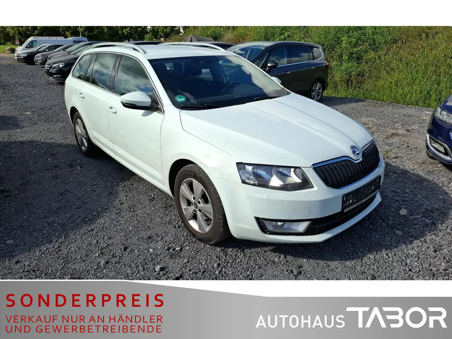 Skoda Octavia Combi 1.6 TDI DSG Style PDC LM Climatr Weiß - 2