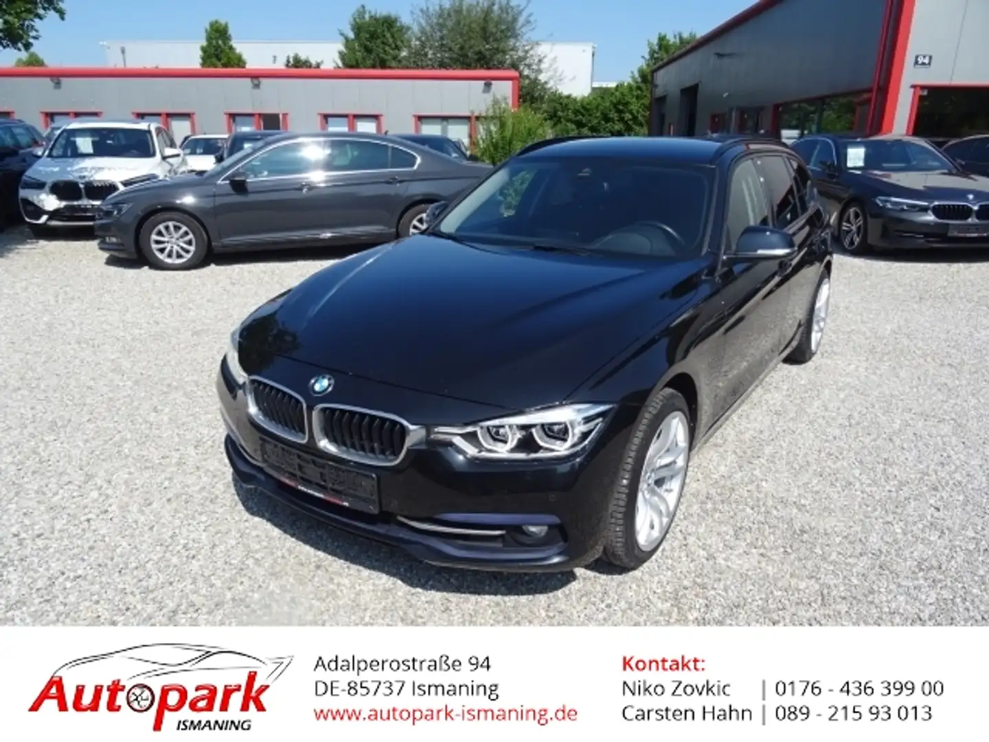 BMW 340 i xDrive Sport Line Tourin g EU6d-T Navi Noir - 1