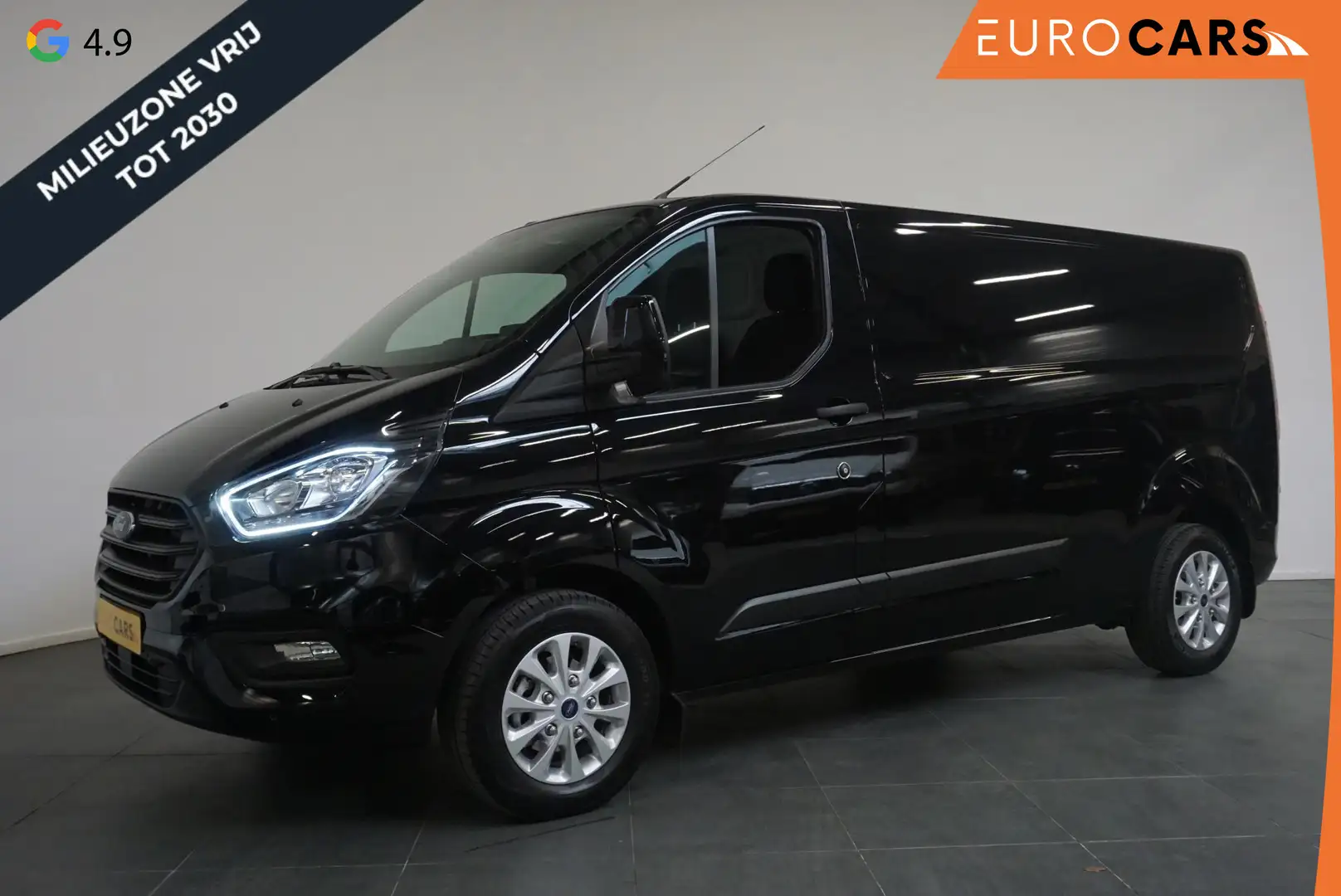 Ford Transit Custom 300 2.0 TDCI L2H1 Trend Airco Navigatie Cruise con Zwart - 1