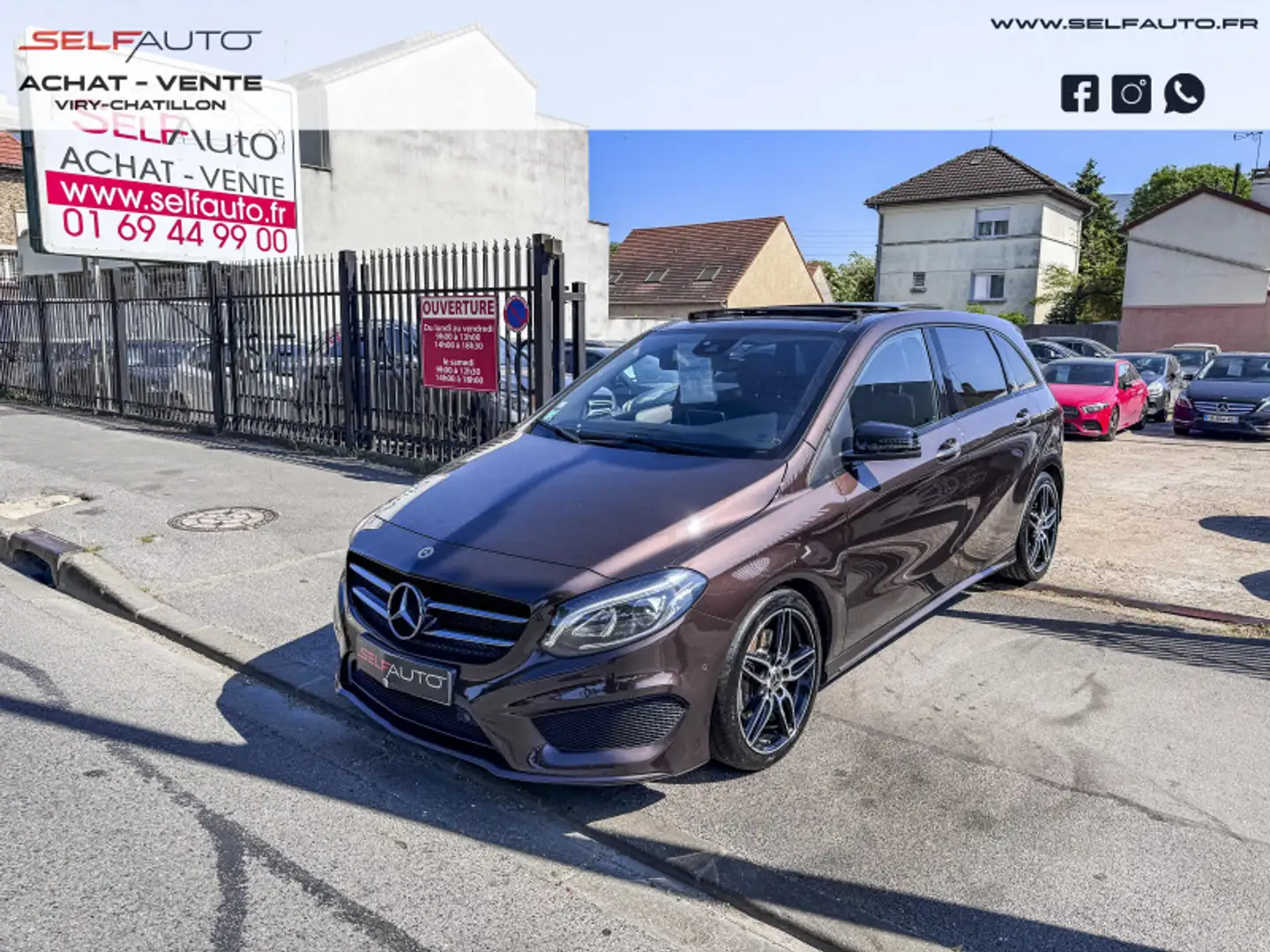 Mercedes-Benz B 220 220 D 177CH FASCINATION 7G-DCT Brun - 1