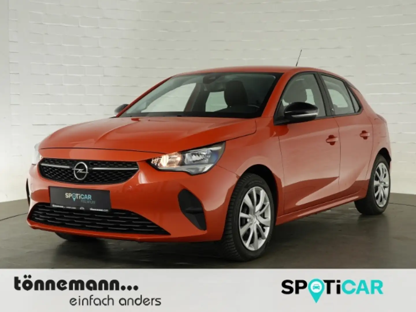 Opel Corsa-e F EDITION 50kWH AT+RÜCKFAHRKAMERA+PARKPILOT HI+KEY Orange - 1