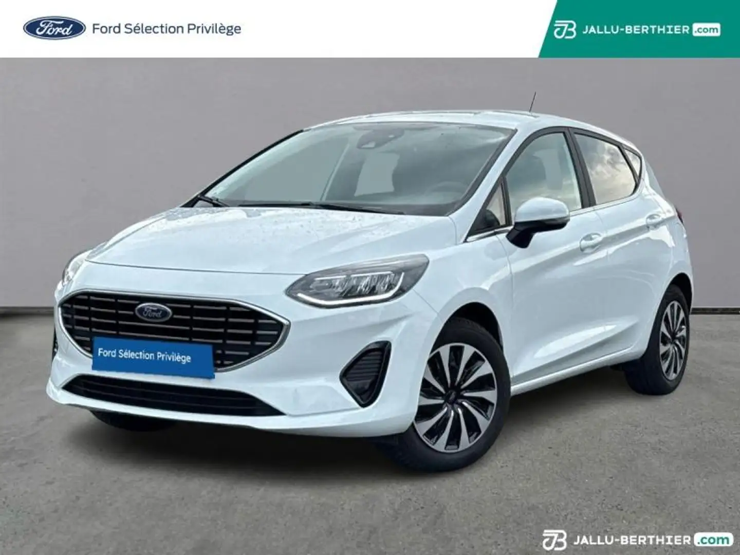 Ford Fiesta 1.0 Flexifuel 95ch Titanium Business 5p Blanc - 1