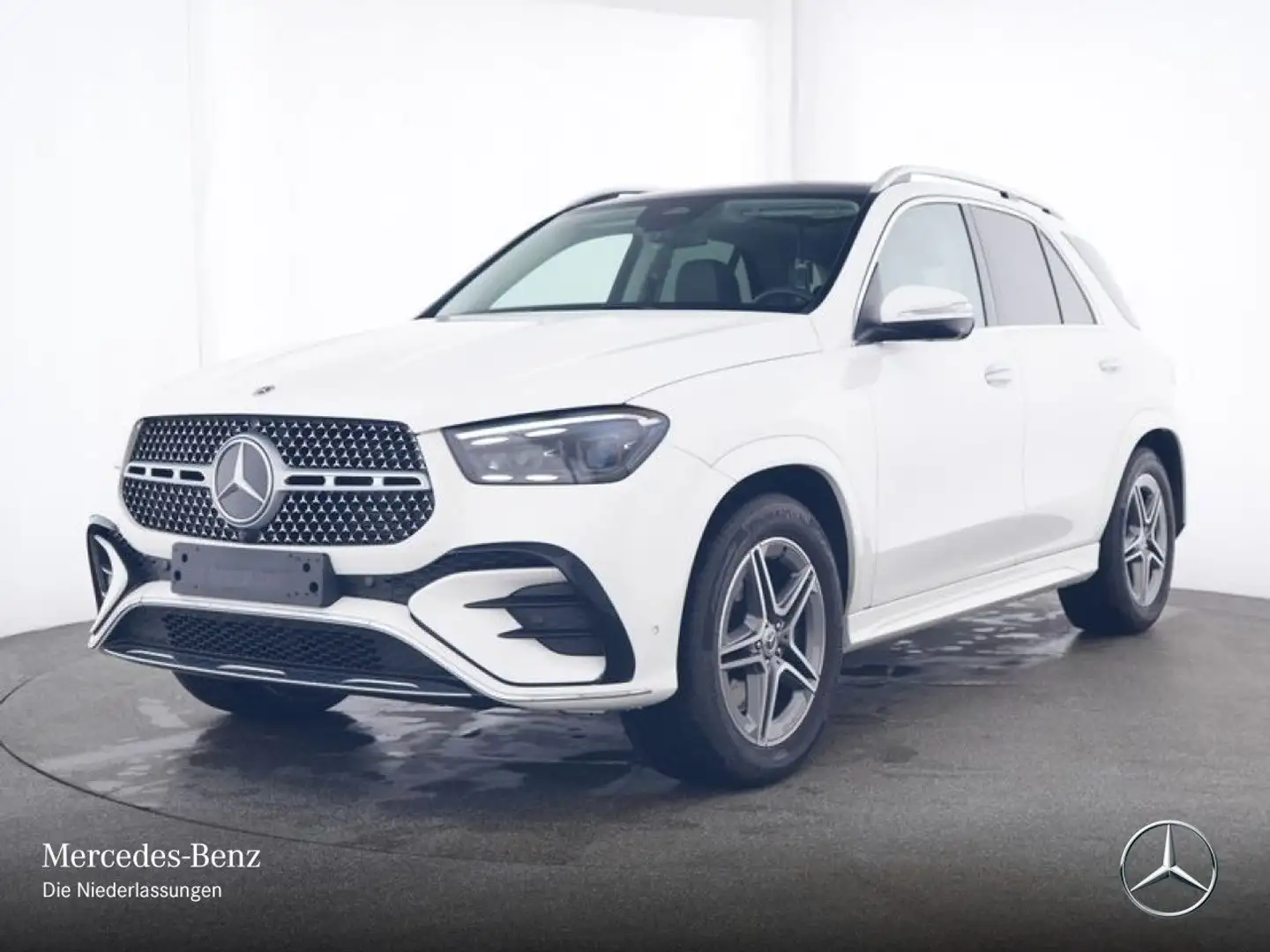 Mercedes-Benz GLE 300 d 4M AMG+PANO+360+AHK+MULTIBEAM+20"+SPUR Weiß - 2