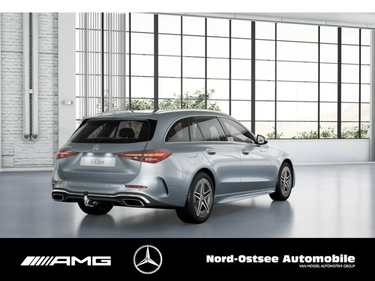 Mercedes-Benz C 300 T d  AMBIENTE KEYLESS NAVI KAMERA MBUX Argent - 2