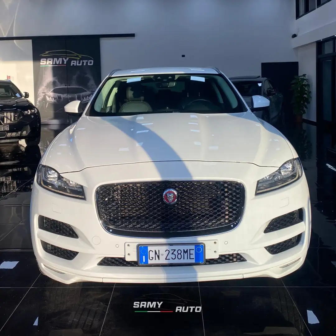 Jaguar F-Pace 3.0d tdV6 S awd 300cv auto my19 Wit - 1