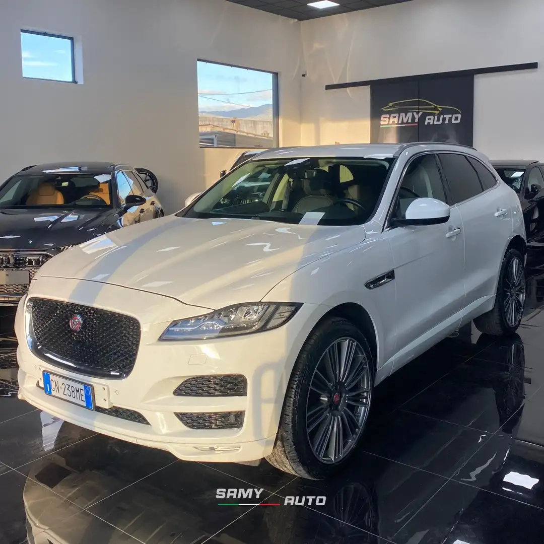 Jaguar F-Pace 3.0d tdV6 S awd 300cv auto my19 Wit - 2