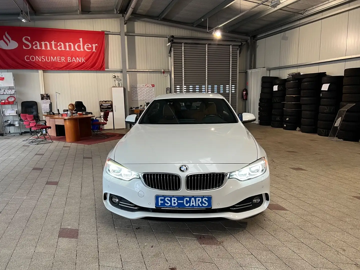 BMW 430 4 Cabrio 430 i Luxury Line Weiß - 2
