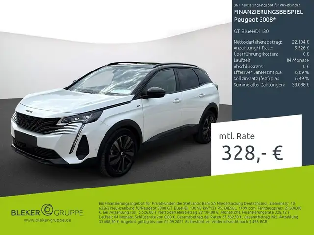 2024 Peugeot 3008 in White for sale